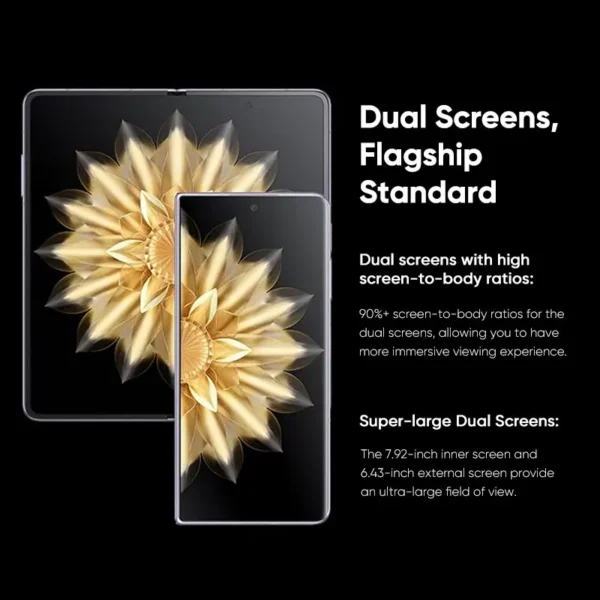 Global Version Honor Magic V2 5G Foldable LTPO OLED 120Hz Display 7.92" 50MP Rear Cameras Snapdragon 8 Gen 2 5000mAh 66W NFC - Image 4