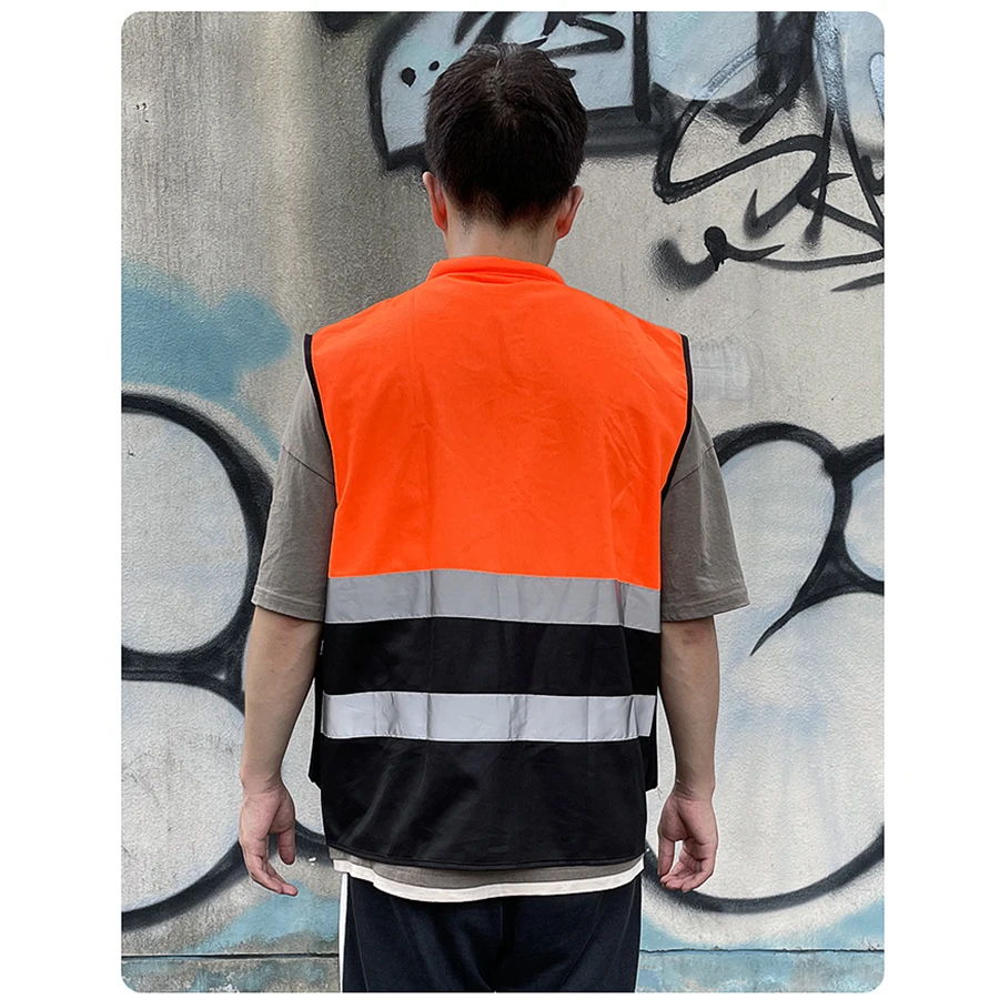 Night Walking Highlight Vest: Outdoor Adjustable Safety Biking Gear 22 kf Sc49ce03f52cc4f1ea3b667ad5906d1eao
