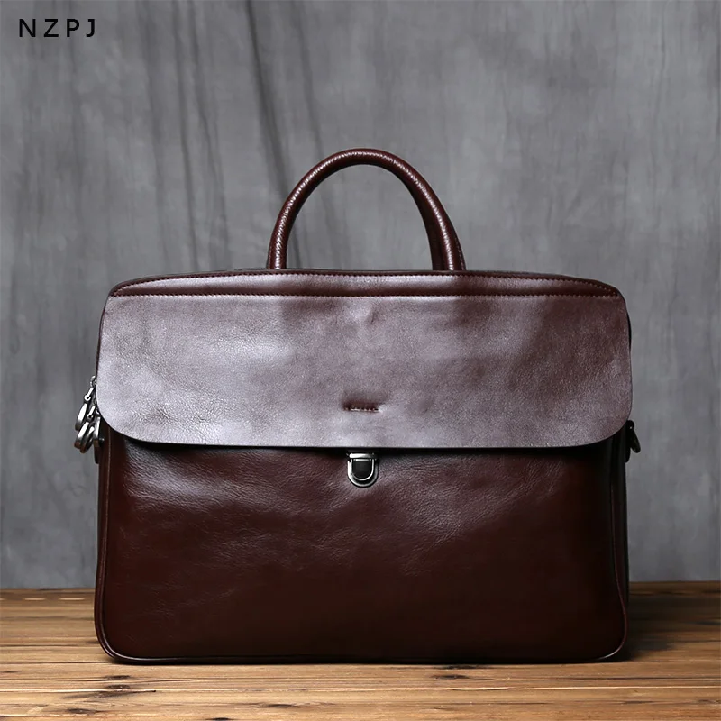 Leather Men's Briefcase