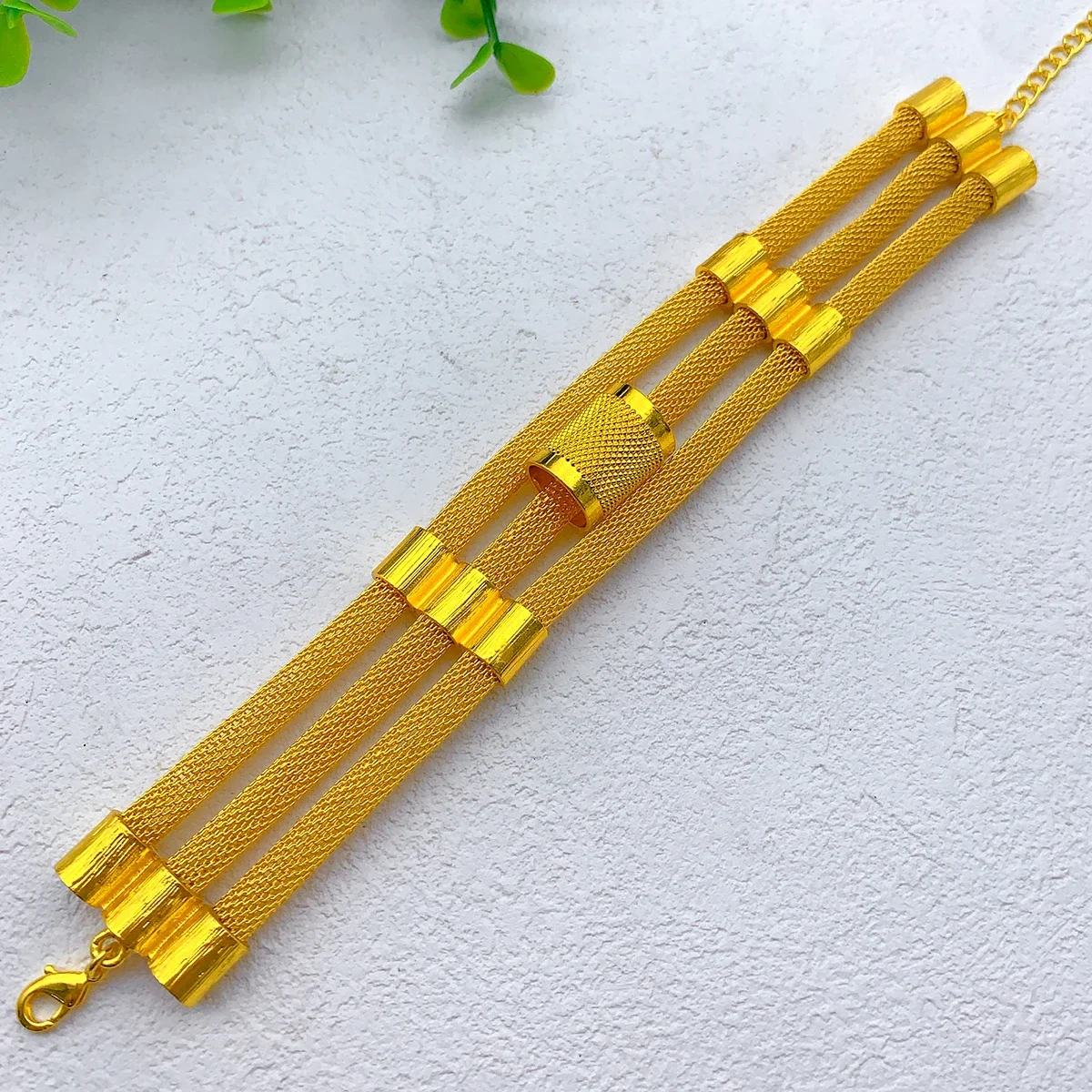 Luxury Dubai Ethiopian Set: Multilayer Necklace & Earrings (24K Gold) 10 kf Sc78871733e3b4bb8ac4cf088a35e77e3n