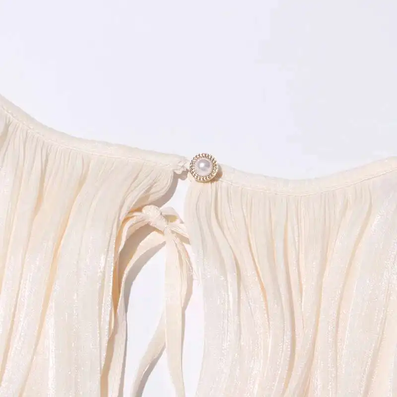 TWOTWINSTYLE Solid Mini Dress: V-Neck Long Sleeve Spliced Lace-Up Fashion 36 kf Sc8e1036cb123429aa3514e127fc081cag