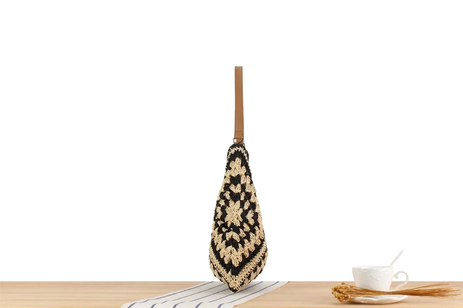 Weaving Clutches Top-Handle Bag: Large Portable Beach Shopper Tote Bag 23 kf Scdc41ad44c3a454bab8f0dab3f7a4b167