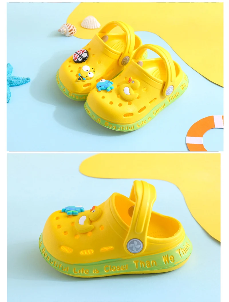 Summer Baby Shoes Sandals: Cartoon Mules for Girls & Boys Garden Shoes 13 kf Sd0a24b178fbb4e72824c53f40d2d70b9i
