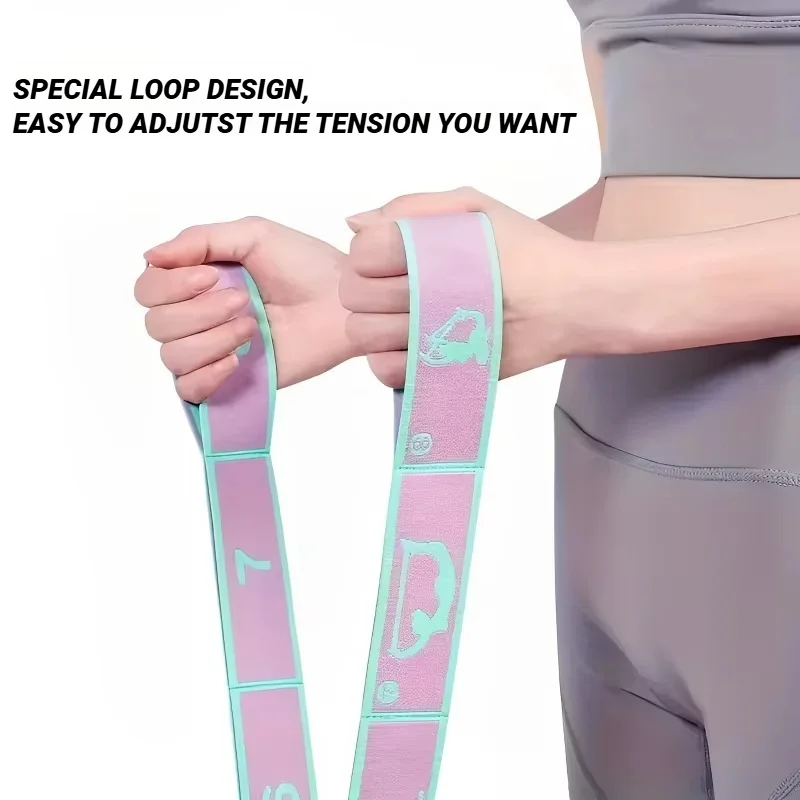Resistance Band Yoga Belt: Latin Training Elastic Bands for Dance & Pilates 10 kf Sd2635826ad41416999f63b85bcc0d64bQ