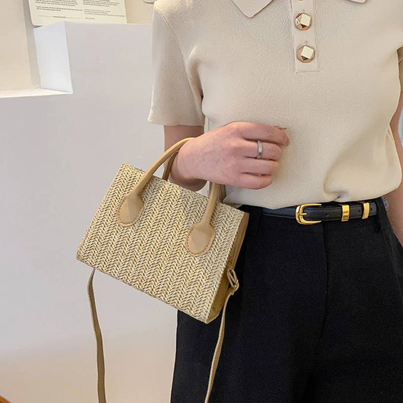 Grass Woven Crossbody Bag: Japanese Flower Handbag, Fashion Shoulder Bag 16 kf Sd31403b42a404a0298bd5134614b49e07