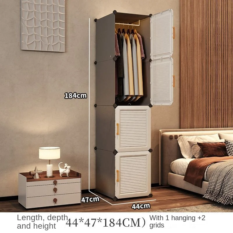 Household Wardrobe Organizer: Dustproof Collapsible Storage Cabinets 22 kf Sd50f41853f424025b073e4154679370fV