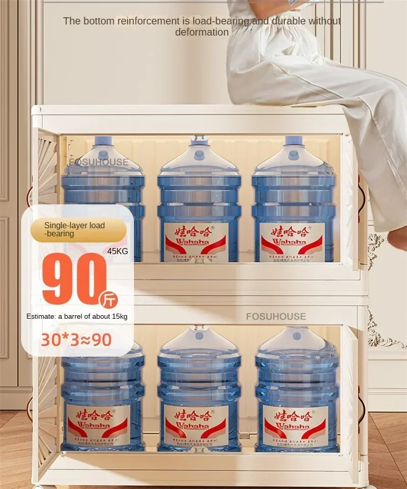 Nordic Folding Wardrobe: Simple Multi-Layer Closet Storage Locker 13 kf Sd955d38d091c4c21a8f8a7779c0f5608E