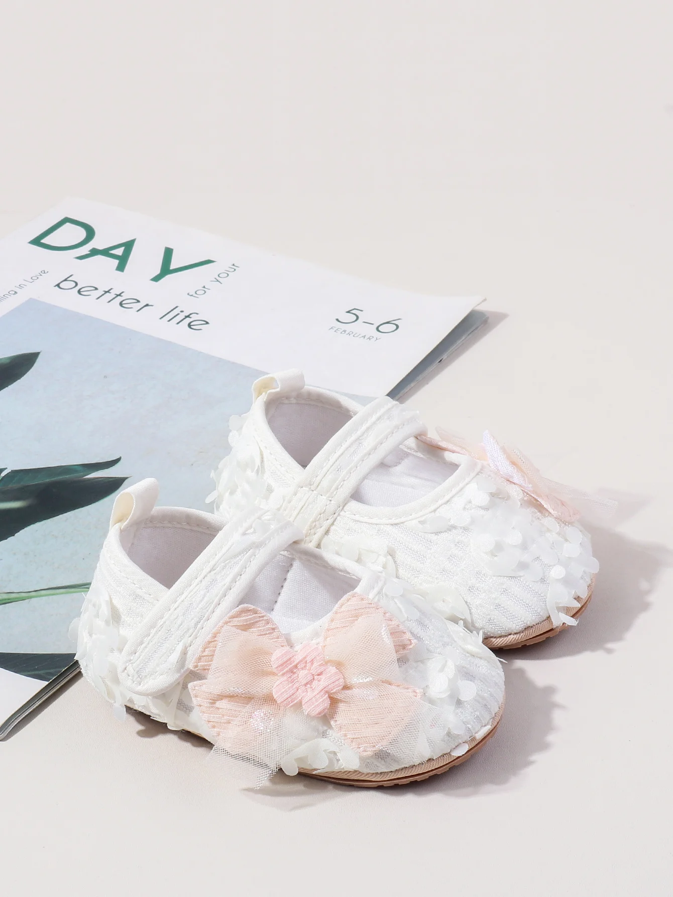 Newborn Baby Girl Shoes: Beautiful Flower Fairy Princess First Walking 10 kf Sda9a55899e6d446fb4212993f8da74e2T