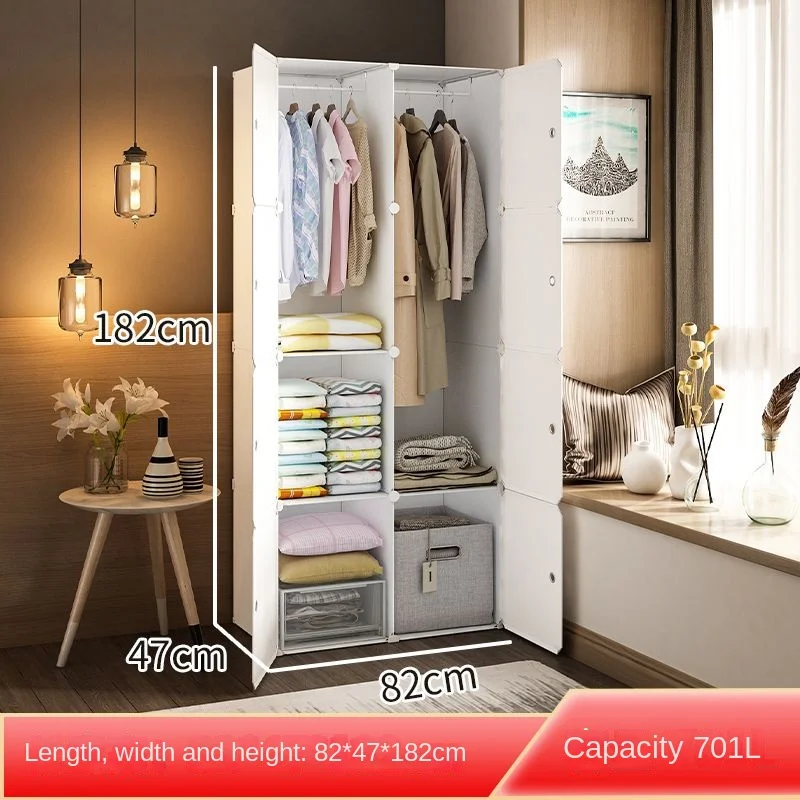 New Collapsible Wardrobe: Plastic Durable Clothes Cabinet Storage Locker 16 kf Se1fd7572f15f40228c774ff14ca8df0fH