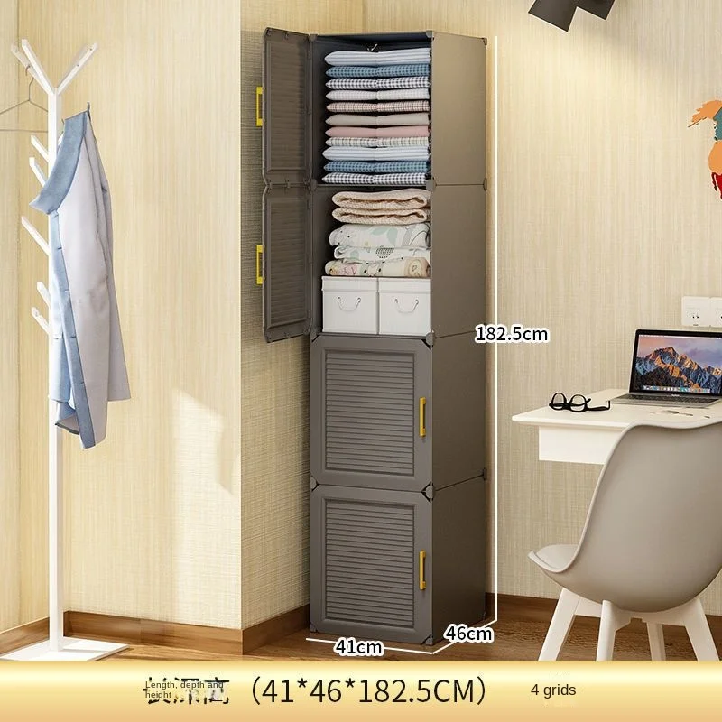 Household Collapsible Wardrobe: Multifunctional Dustproof Plastic Storage 20 kf Se66ec5b9d9f542f9983ea00a8d6c09c7A