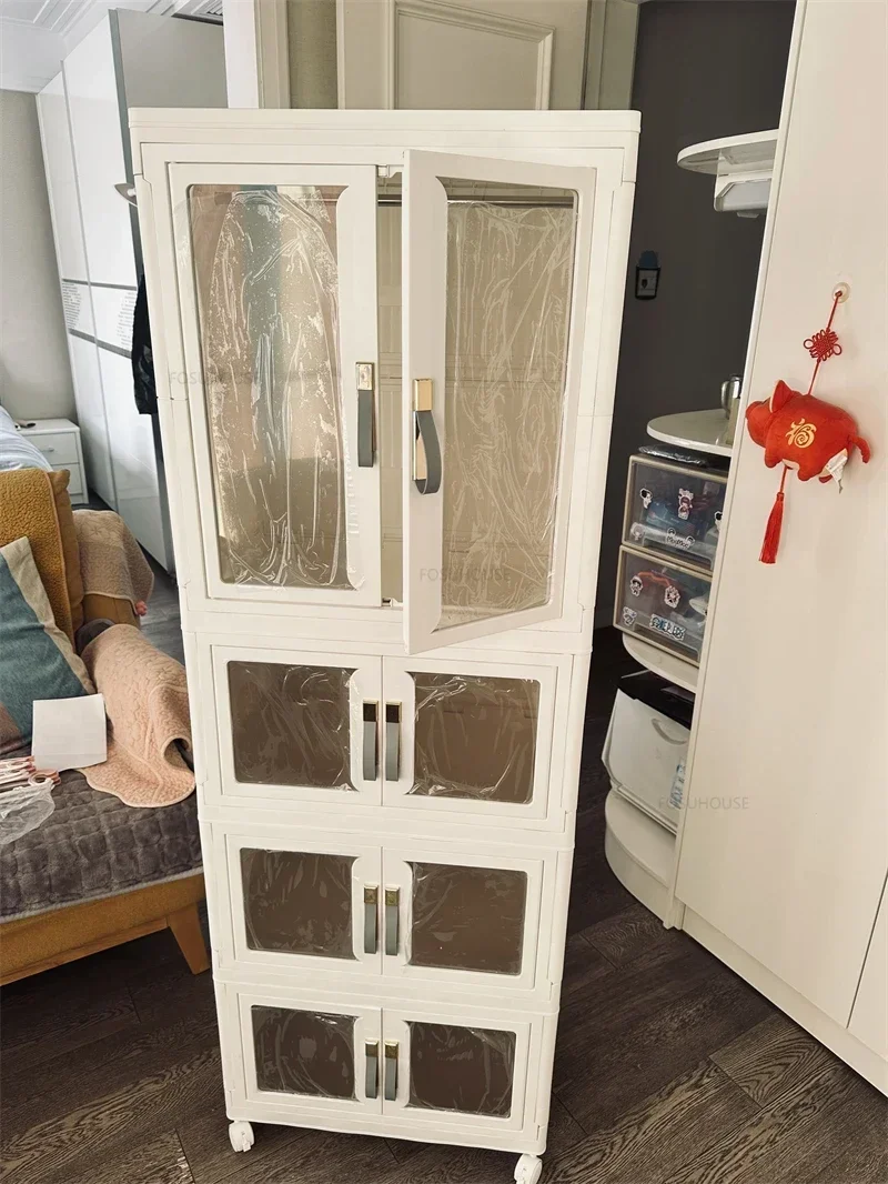 Simple Folding Wardrobe: Multi-layer Dustproof Partition Closet Storage 8 kf Se99c402dae684da38b0b38b67c7cb30d1