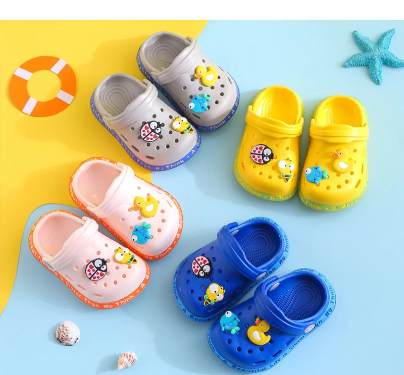 Summer Baby Shoes Sandals: Cartoon Mules for Girls & Boys Garden Shoes 14 kf Seb4f7680c14c430c89097a94a7c3a67eK
