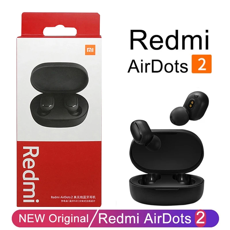 Xiaomi Redmi Airdots 2: Mini Wireless Earbuds, Sport/Gaming Headset w/ Mic 14 kf Seb6feabf6be745caba04bd41afab2b13F