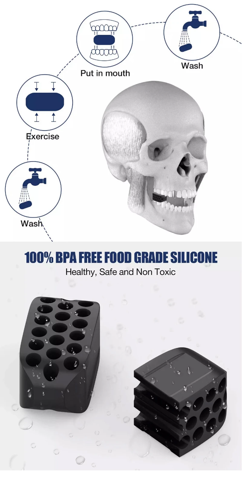 2PCS Silicone Jaw Exerciser: Facial Toner, Jawline Fitness Ball & Neck Toning 9 kf Seca020f90afe4e069d264081ff530839m