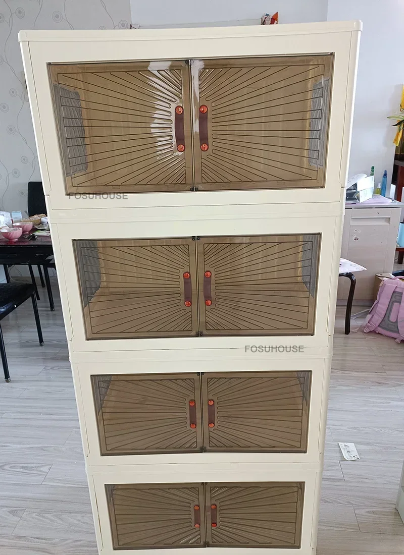 Nordic Folding Wardrobe: Simple Multi-Layer Closet Storage Locker 10 kf Sece74d0bfda747509c3bbbb19597d3c3W