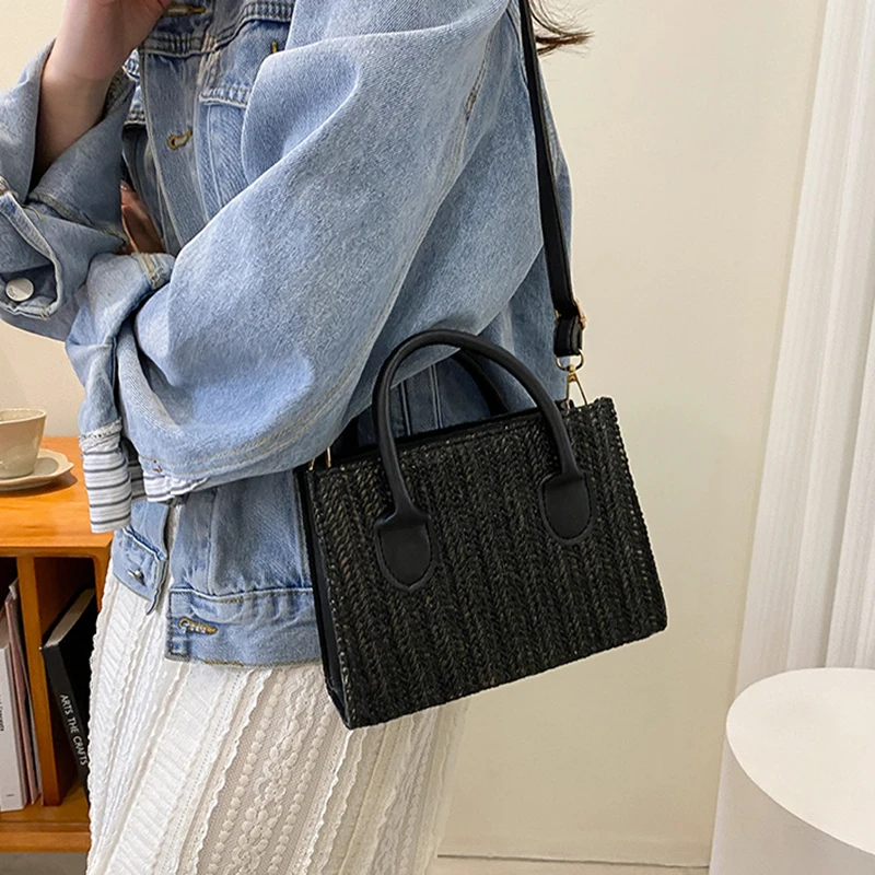 Grass Woven Crossbody Bag: Japanese Flower Handbag, Fashion Shoulder Bag 13 kf Sf240fa2429d14183bbf55f2d830c41cdG