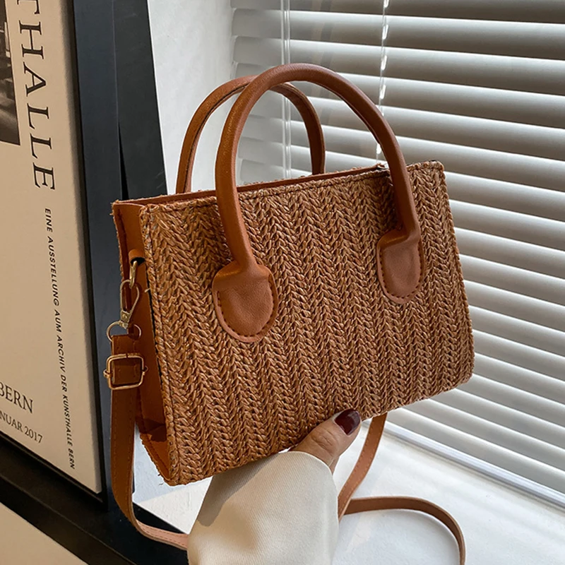 Grass Woven Crossbody Bag: Japanese Flower Handbag, Fashion Shoulder Bag 29 kf Sf3acac394e5b472e9baad676ea85656dY