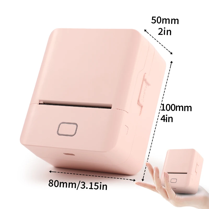 KAYSION Color Label Printer: Mini Portable Thermal Sticker Maker (SK20) 9 kf Sf4c6b519f13246f18aa41dca0bee2798D
