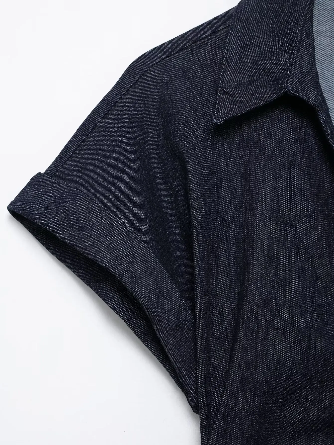 NLZGMSJ Sleeveless Denim Midi Dress: Button-Down Streetwear Casual 9 kf Sf5bd777b29254d92899d26520125da77o