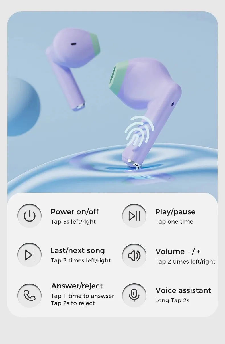Realfit F2 TWS Bluetooth Earphone: Excellent HIFI Quality Wireless Earbuds 20 kf Sf77e5e7505b543dd917e142ae9b7988e3