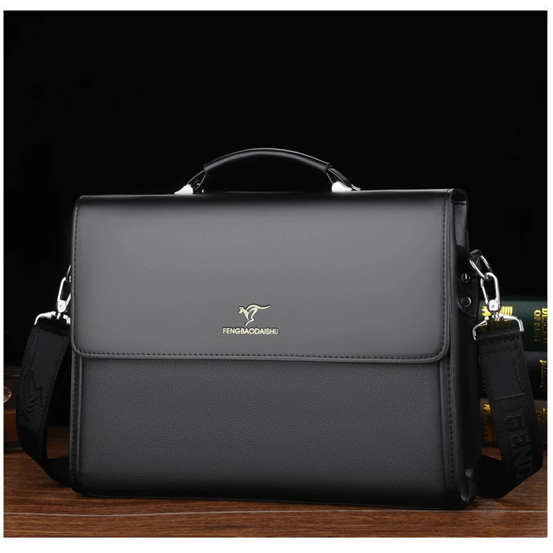 Kangaroo Brand Luxury Leather Messenger Bag: Men's Chest Crossbody Bag 19 kf Sfabd22f328534e80a3816d96f5e15016N