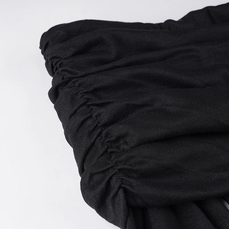 IAMSURE Dark Ruffles Split Maxi Dress: Gothic Slash Neck Long Sleeve Holiday 17 kf Sfe27d37bae5d4cc68685135d3523a987Y