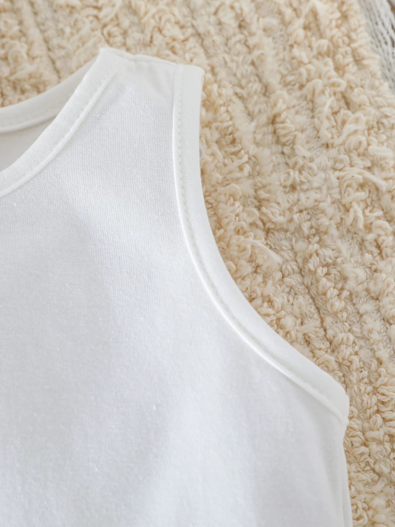 4PCS Unisex Baby Vest Top: Pure Solid Colors Sleeveless Sporty Tank (1-2Y) 10 kf Sfff39817dfe74c2ab35cdea79c37bc4dw